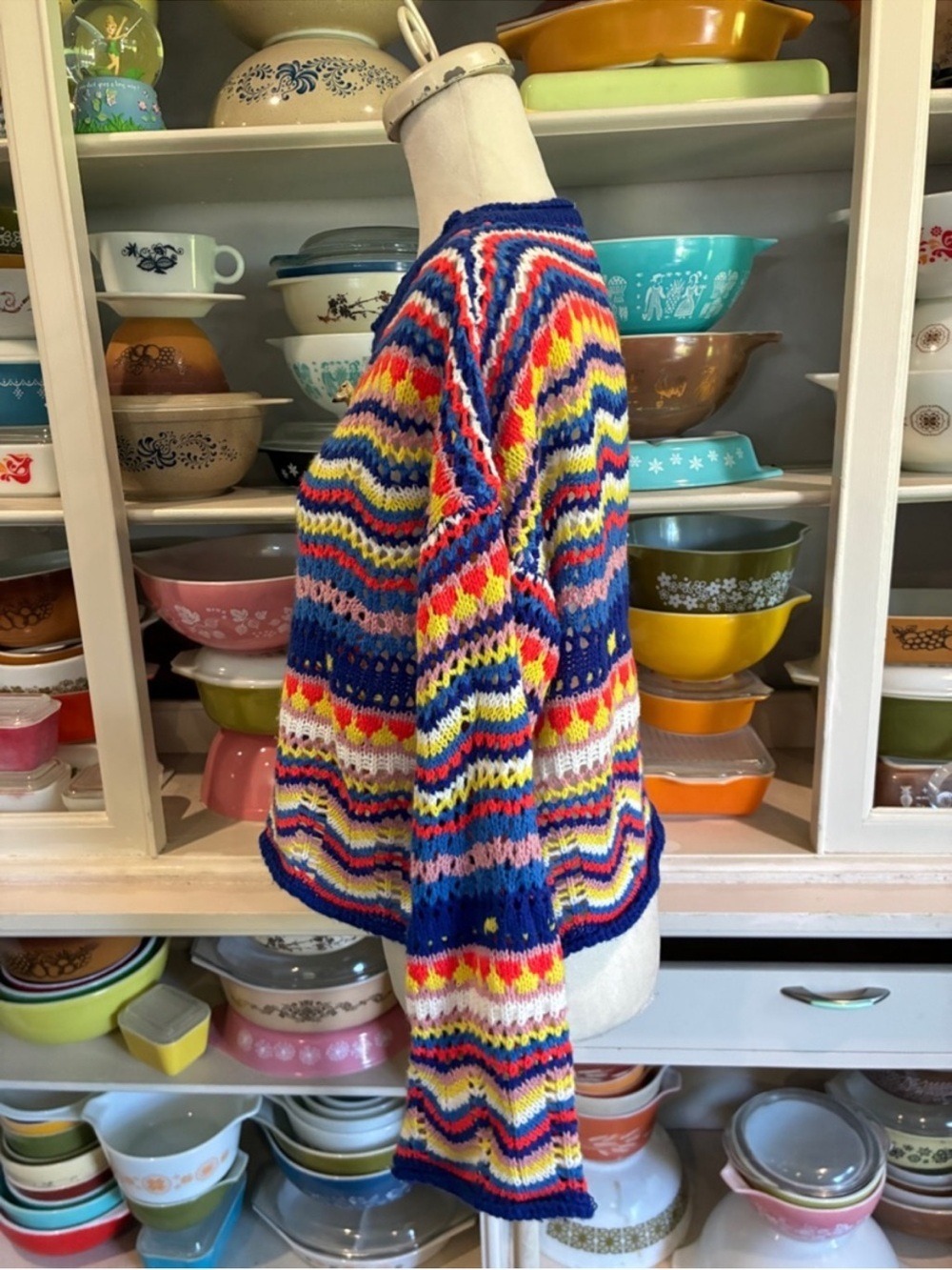 Beginning Boutique Bold and Beautiful Crochet Sweater - Size Small/Medium - Picture 7 of 14
